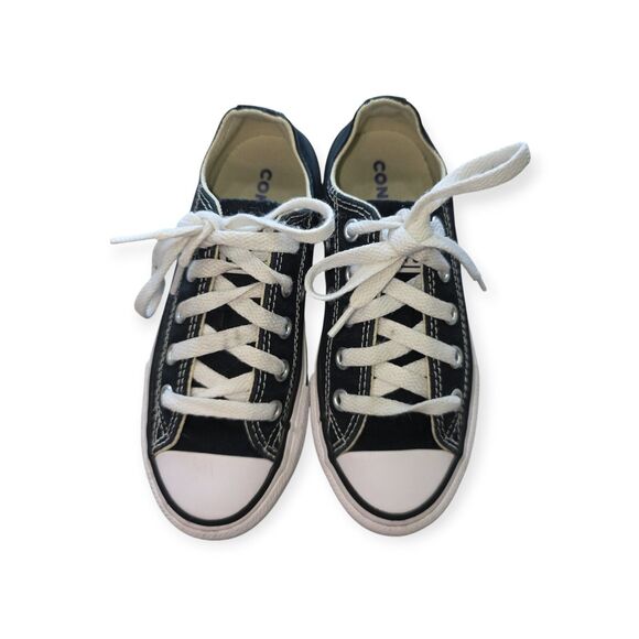 Converse All Star Chuck Taylor Low Top Black Unisex Sneakers 3J235 Youth US 11.5 - Picture 1 of 6